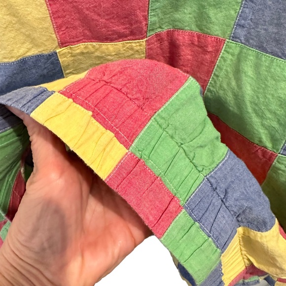 Vintage Patchwork Cotton Jacket 12P - Picture 6 of 8